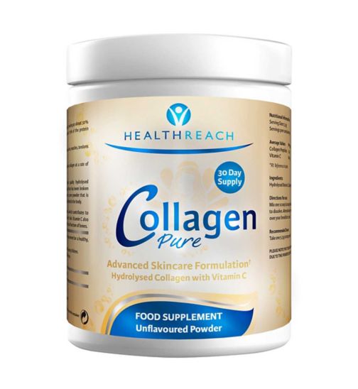 Healthreach Collagen Pure Food Supplement Unflavoured Powder 165g