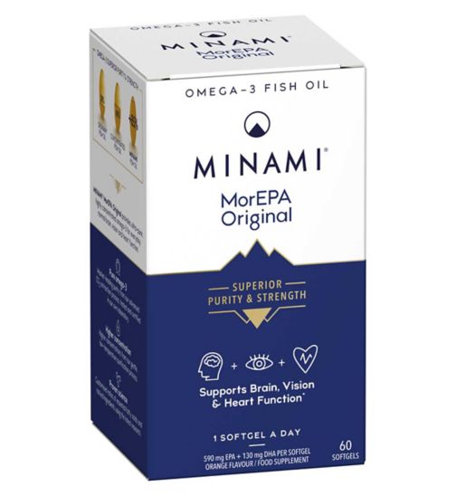 Minami MorEPA Original Omega 3 Fish Oil 60 Softgels