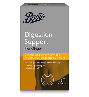 Boots Digestion Support + Ginger Cap 30s