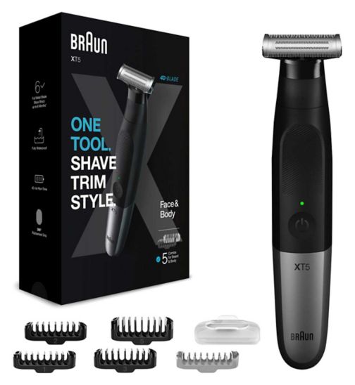 Braun Series XT5, Beard Trimmer and Electric Shaver For Men, XT5100
