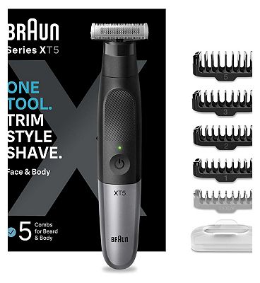 Braun Series XT5, Beard Trimmer and Electric Shaver For Men, XT5100