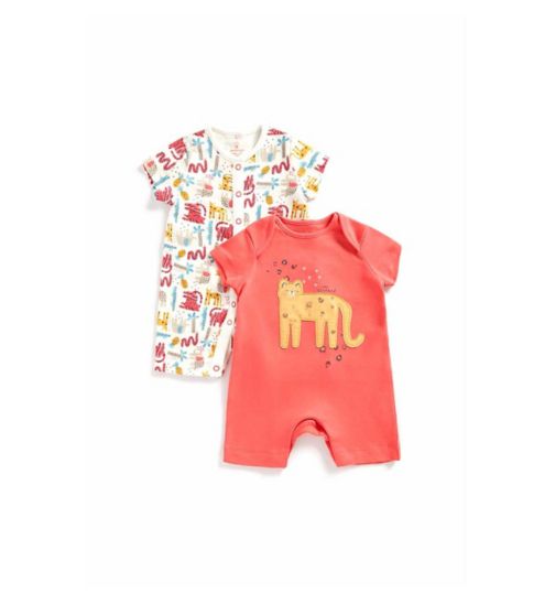 Jungle Rompers - 2 Pack