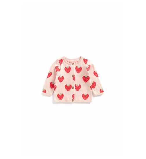 Strawberry Knitted Cardigan