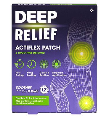 Deep Relief Actiflex Patch - 4 Pack