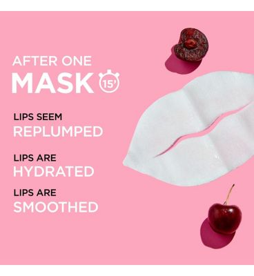 Garnier Cherry and Panthenol Replumping Lip Sheet Mask 5g (2)