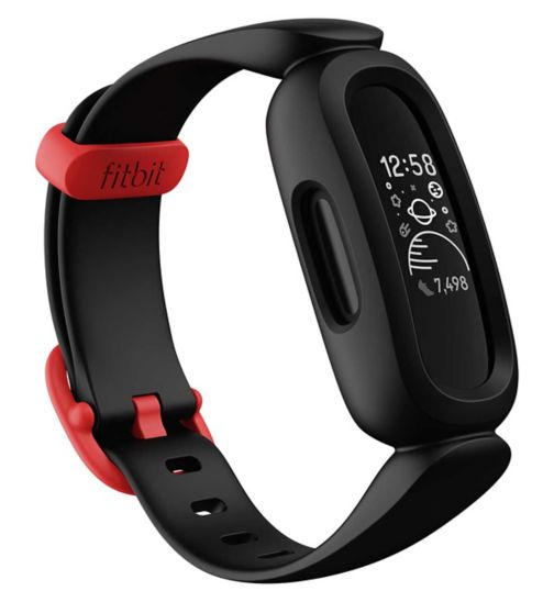 Fitbit Ace 3  Black & Sport Red