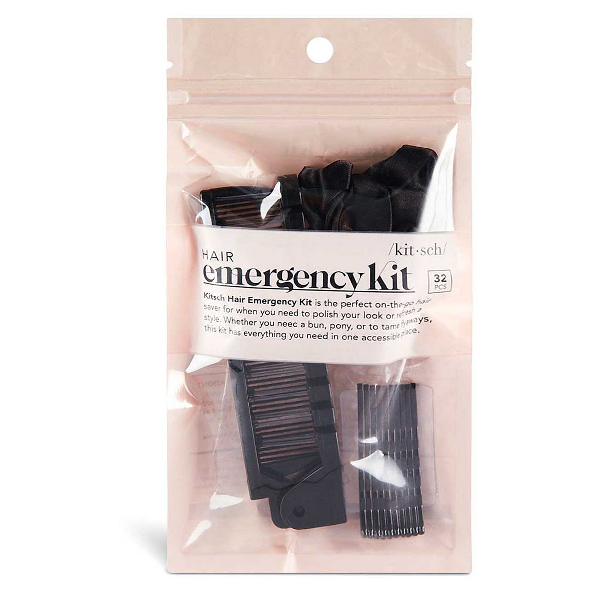 Kitsch Hair Emrgcy Kit Blk