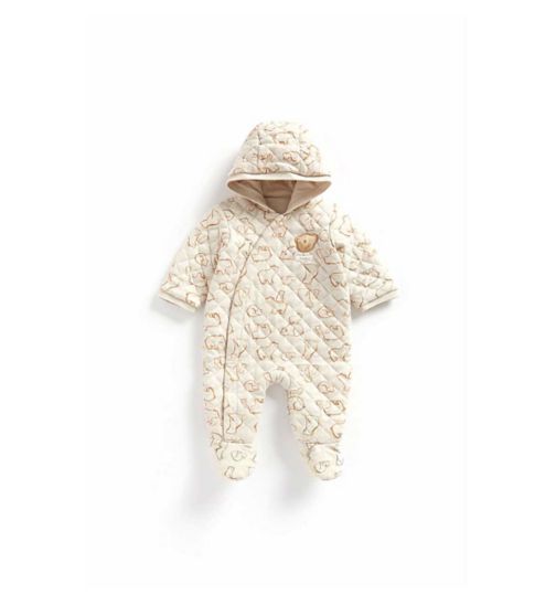Little Bear Quilted Pramsuit