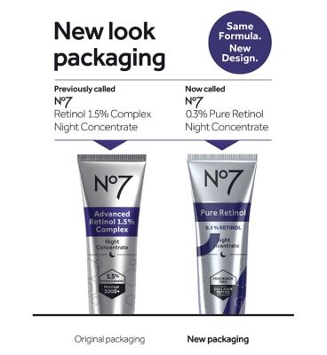 No7 Pure Retinol 0.3% Retinol Night Concentrate 30ml (7)