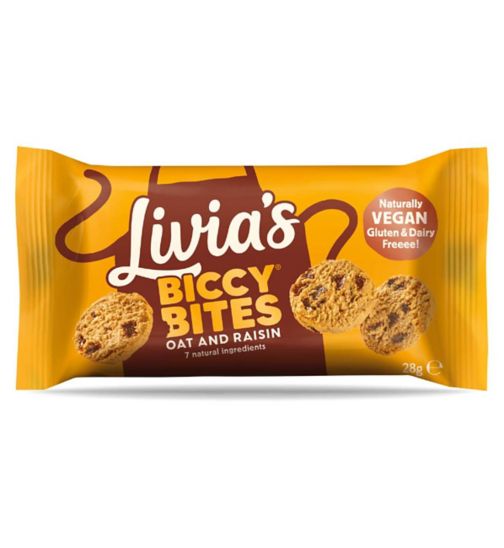 Livias Biccy Bites Oat and Raisin 35g