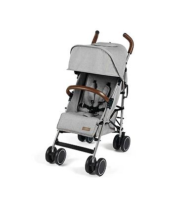 Ickle Bubba Discovery pushchair silver colour and grey