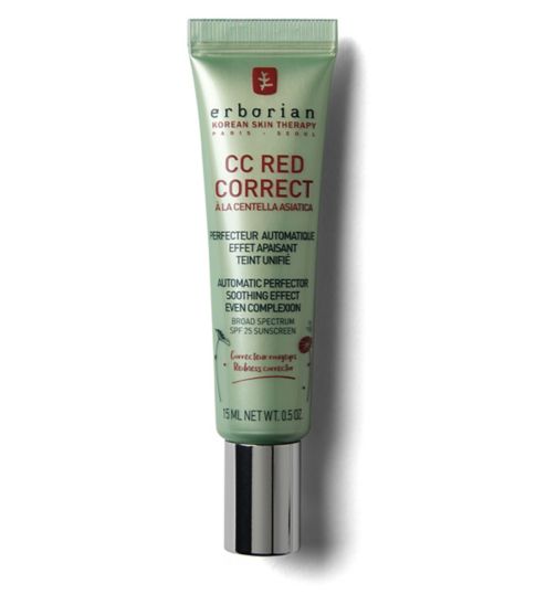Erborian CC Red Correct Cream SPF25 Anti-Redness Colour Corrector 15ml