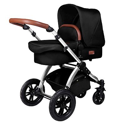 Ickle Bubba Stomp V4 2 in 1 carrycot & pushchair chrome/midnight