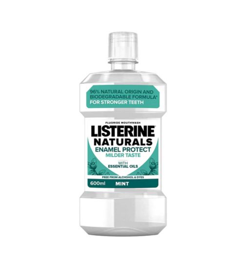 LISTERINE® Naturals Enamel Protect Mouthwash 600ml