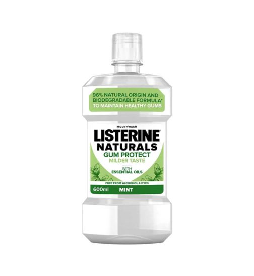 LISTERINE® Naturals Gum Protect Mouthwash 600ml