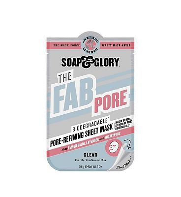 Soap & Glory The Fab Pore Biodegradable Pore-Refining Sheet Mask