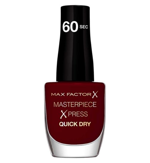 Max Factor Masterpiece Xpress 60s Nail Polish Mellow Merlot