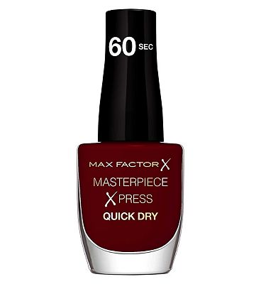 Max Factor Masterpiece Xpress 60s Nail Polish Mellow Merlot