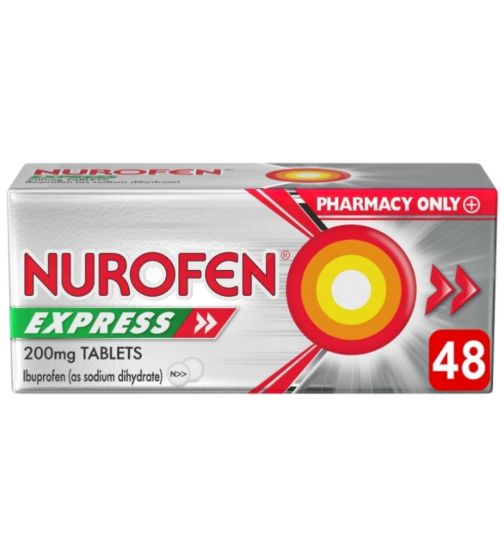 Nurofen Express 200mg Ibuprofen 48 Tablets