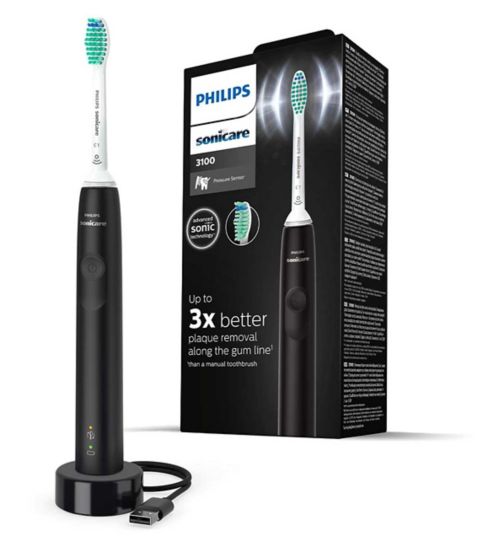 Philips Sonicare Series 3100 Toothbrush - Black HX3671/14