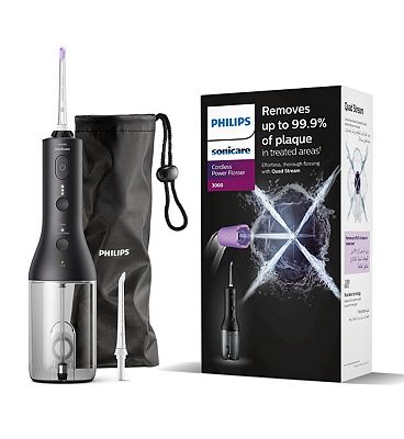 Philips Sonicare Cordless Power Flosser 3000 Oral Irrigator Black HX3806 - 33