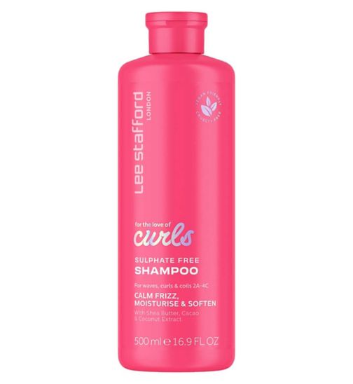 Lee Stafford For The Love Of Curls Sulphate Free Shampoo 500ml