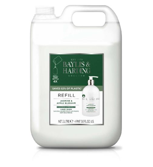 Baylis & Harding Jasmine & Apple Blossom Anti-Bacterial Hand Wash 2 Litre Refill