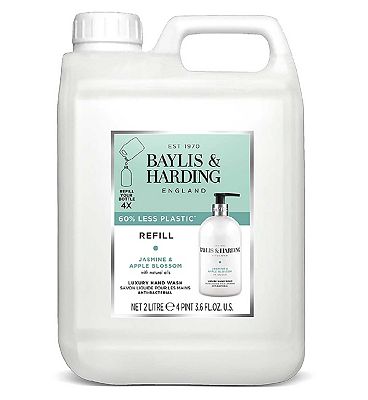 Baylis & Harding Jasmine & Apple Blossom Anti-Bacterial Hand Wash 2 Litre Refill