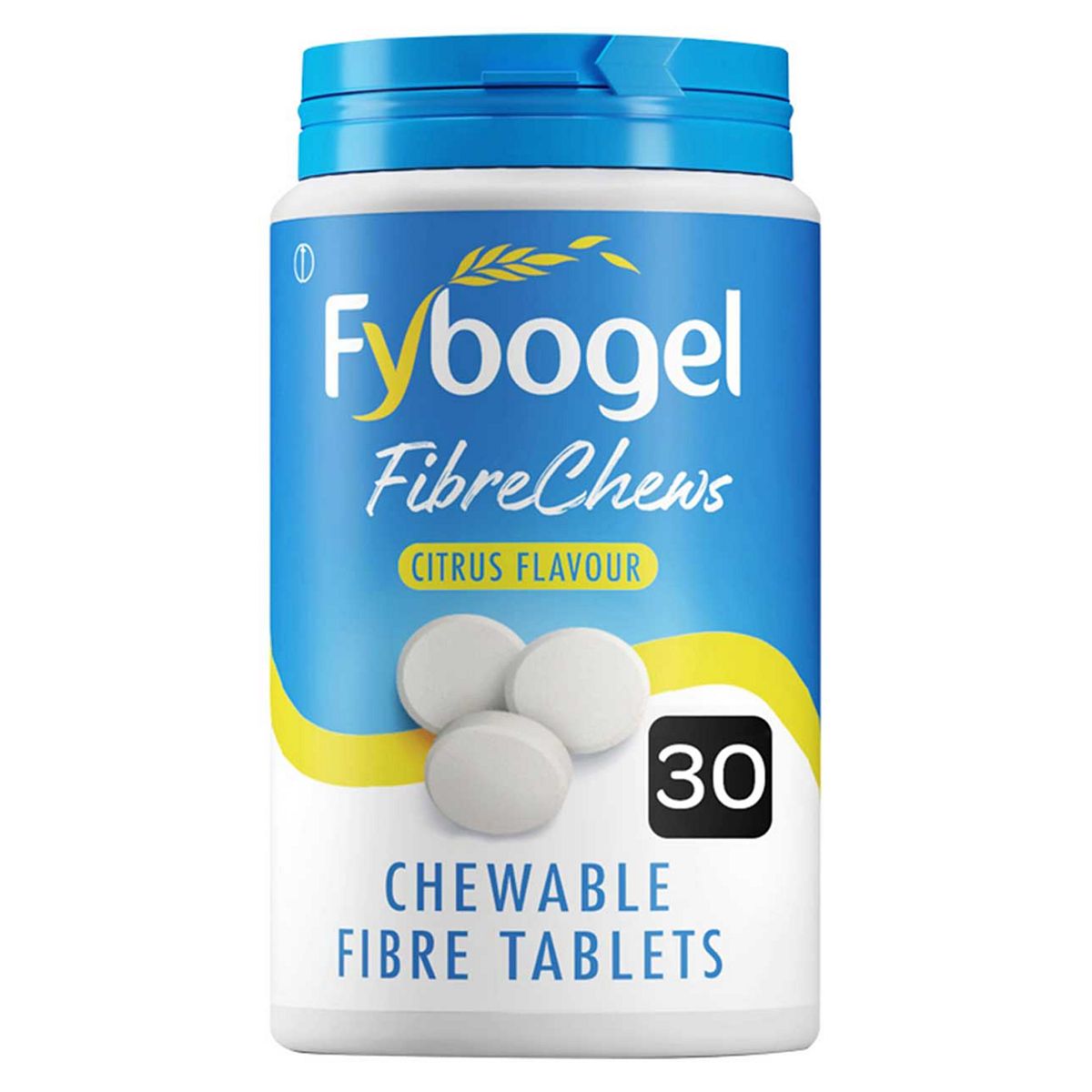 Fybogel Fibrechews Citrus Constipation Relief 30 Tablets