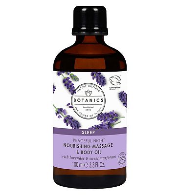 Botanics Peaceful Night Massage & Body Oil 100ml