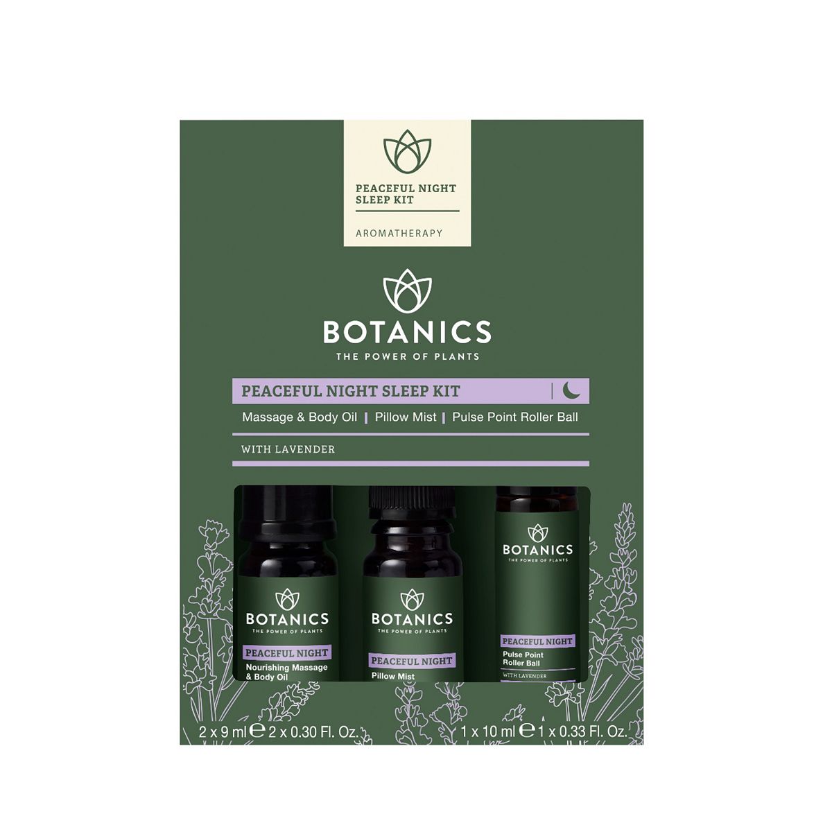 Botanics Peaceful Night Sleep Kit With Lavender