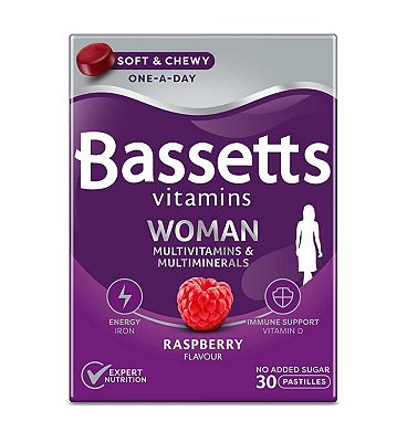Bassetts Vitamins Woman Raspberry Flavour  30 Pastilles