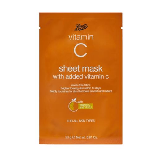 Boots Vitamin C Sheet Mask with added Vitamin C