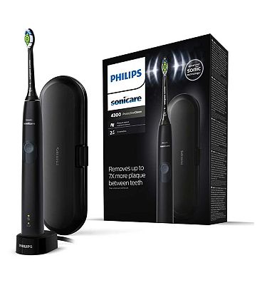 Philips Sonicare ProtectiveClean 4300 Electric Toothbrush with Travel Case  Black HX6800/87