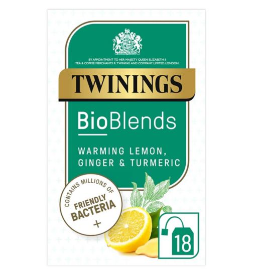 Twinings BioBlends Lemon, Ginger & Turmeric Infusion 18s