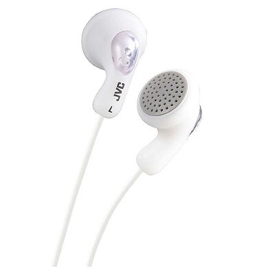 JVC Gumy Earphones  White F14