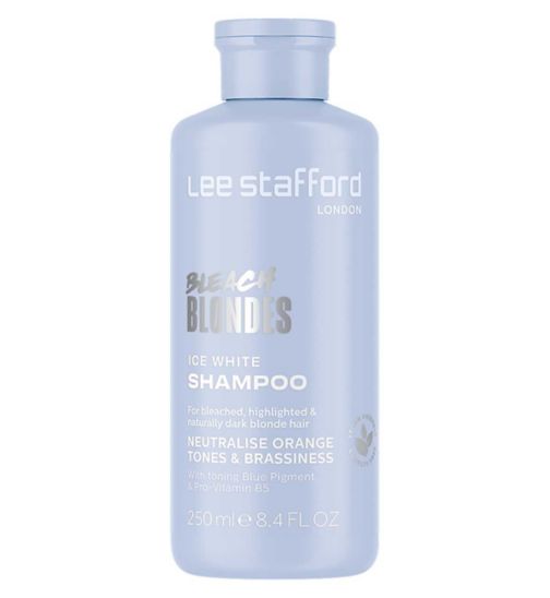 Lee Stafford Bleach Blondes Ice White Toning Shampoo 250ml
