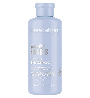 Lee Stafford Bleach Blondes Ice White Toning Shampoo 250ml