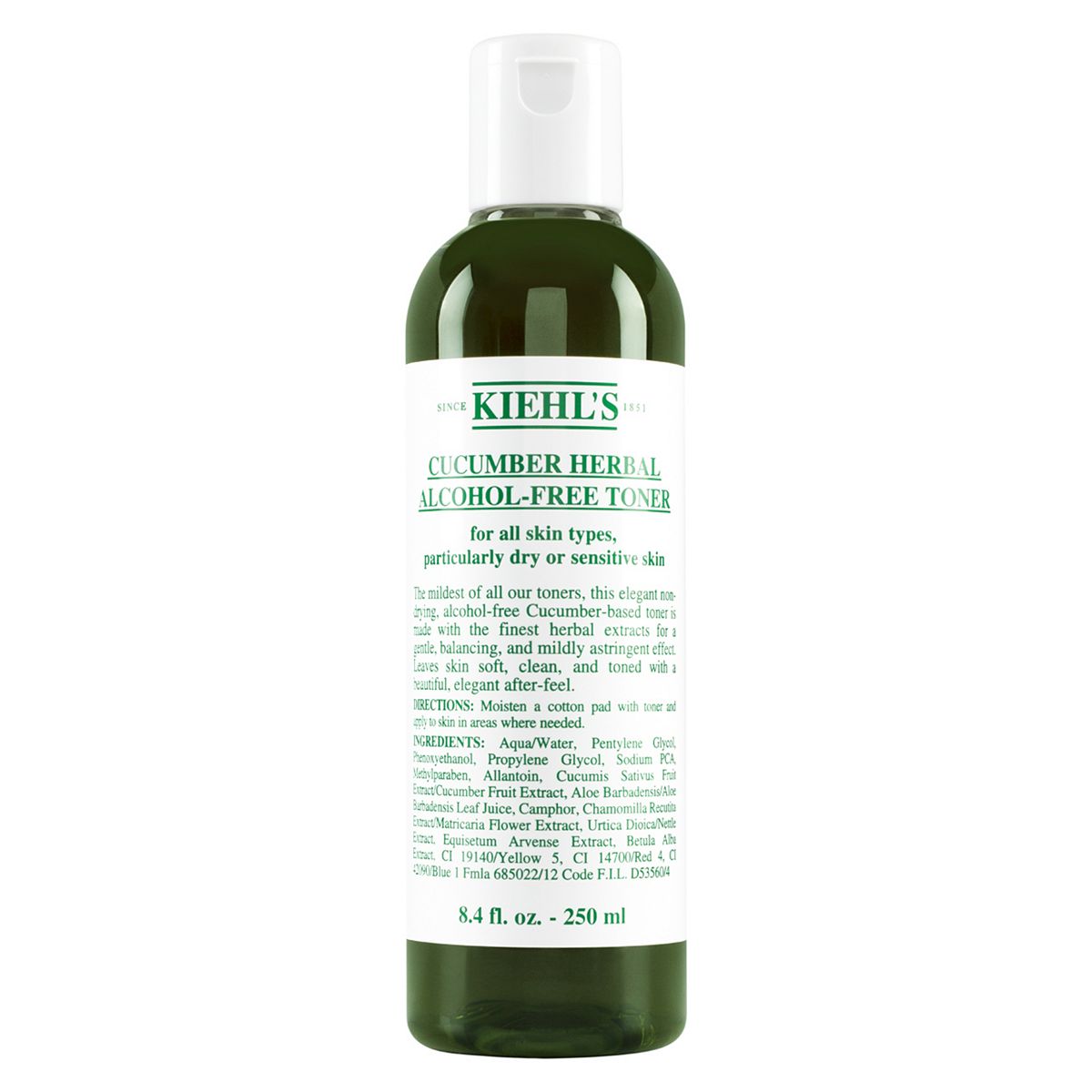 Kiehl's Cucumber Herbal Alcohol-Free Toner250 ml, 250ml