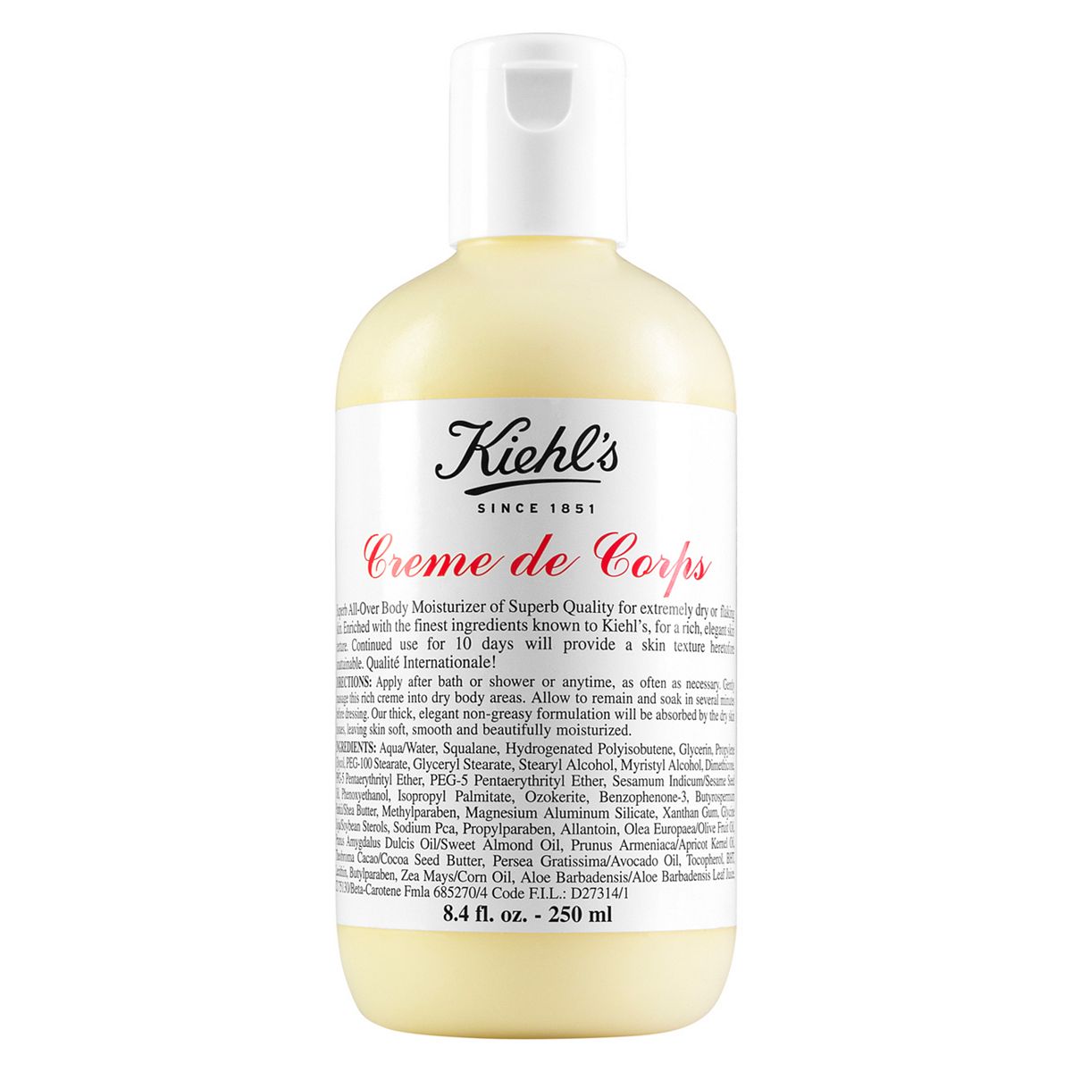 Kiehl's Crème De Corps250 ml, 250ml