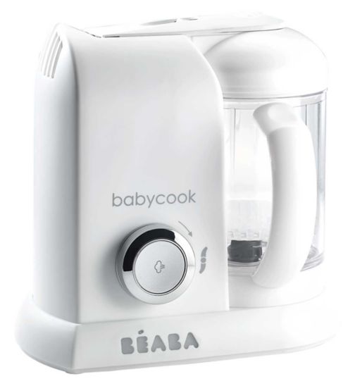 Beaba Babycook Solo White/Silver Baby Food Steamer Blender