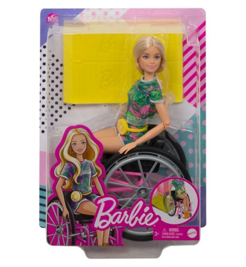 Barbie Wheelchair Doll Blonde