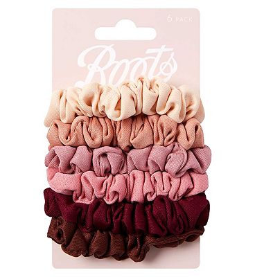 Boots Multipack Scrunchies 6 Pack Assorted