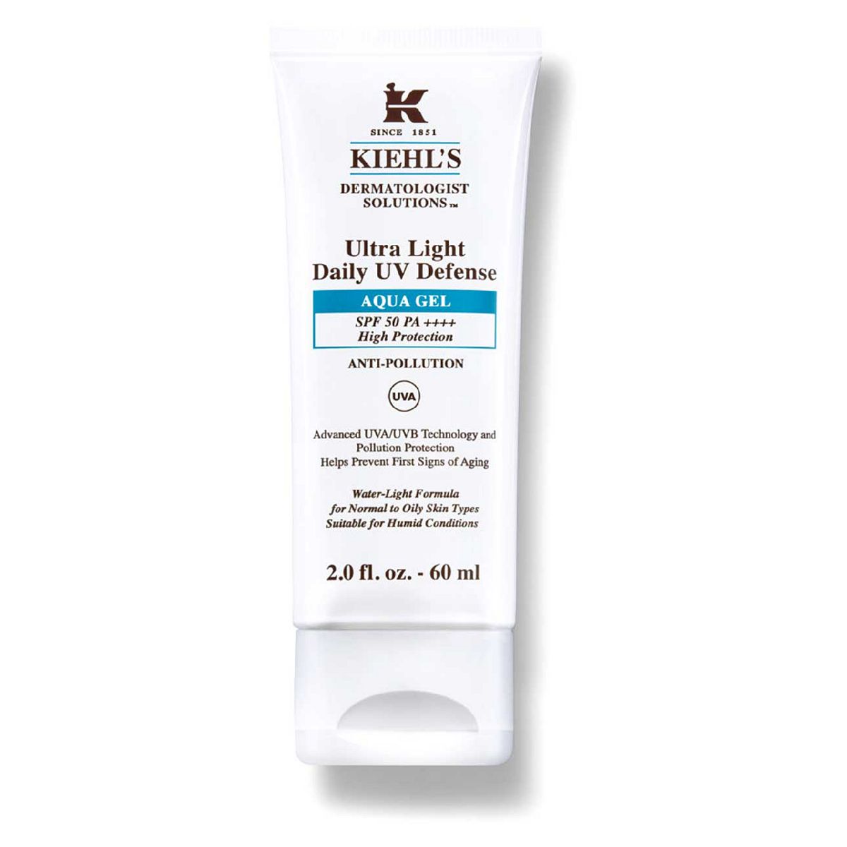 Kiehl's Ultra Light Daily UV Defense Aqua Gel SPF 50 PA++++ - 60ml