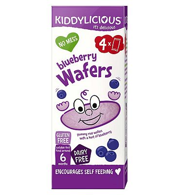 Kiddylicious Blueberry Mini Wafers 4x4g