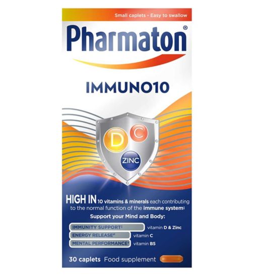 Pharmaton Immuno10 Food Supplement Caplets 30