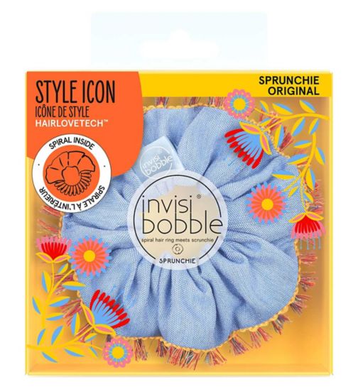 invisibobble SPRUNCHIE Flores and Bloom Scrunchie Hair Tie