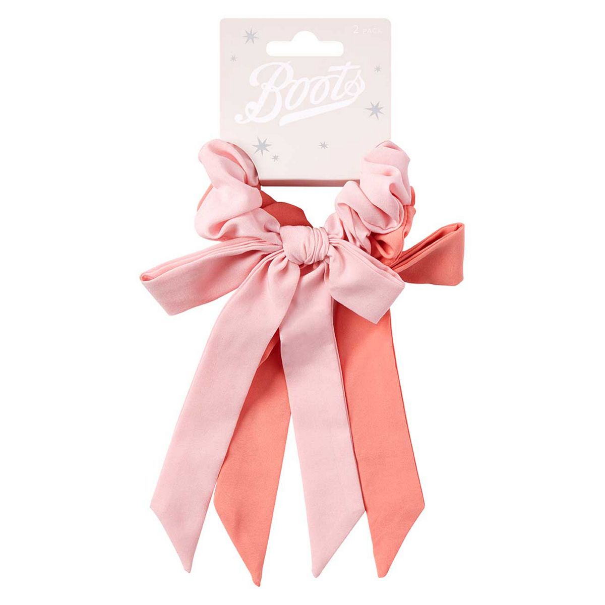   Kids Scrunchie Bow 2 Pack Multicolor