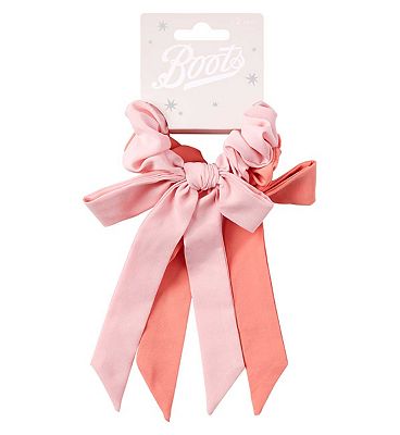 Boots Kids Scrunchie Bow 2 pack