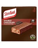 SlimFast Double Chocolate Snack Bar x 6 bars (6 x 25g)